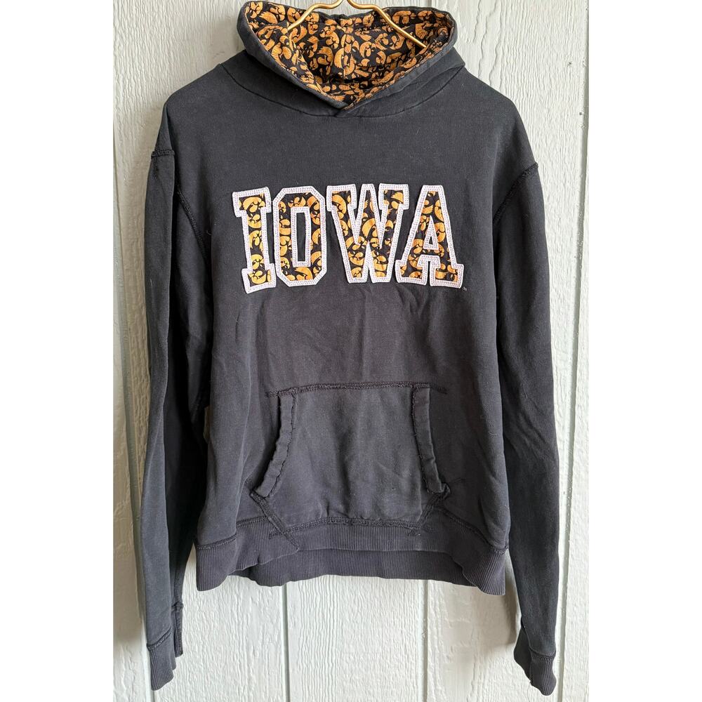 Women's Iowa Hoodie by Press Box, Large